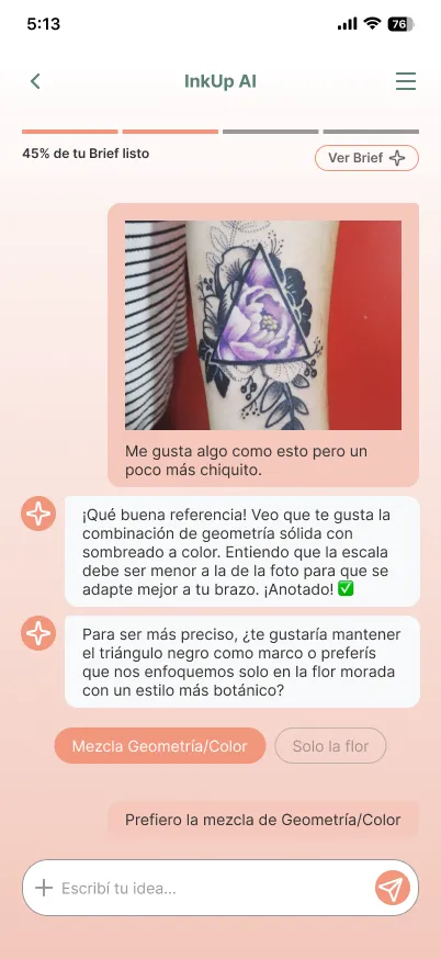 Ink Up Chat Screen 2